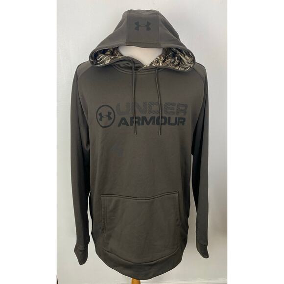 Men Under Armour Storm ColdGear Realtree Max-5 camo performance hoodie XL - Picture 1 of 5